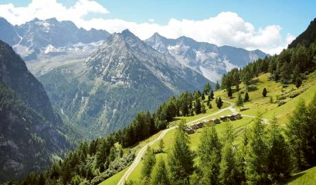 Bergbauern in Südtirol